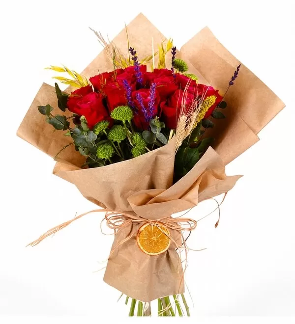 Premium 15 Kırmızı Gül Buketi