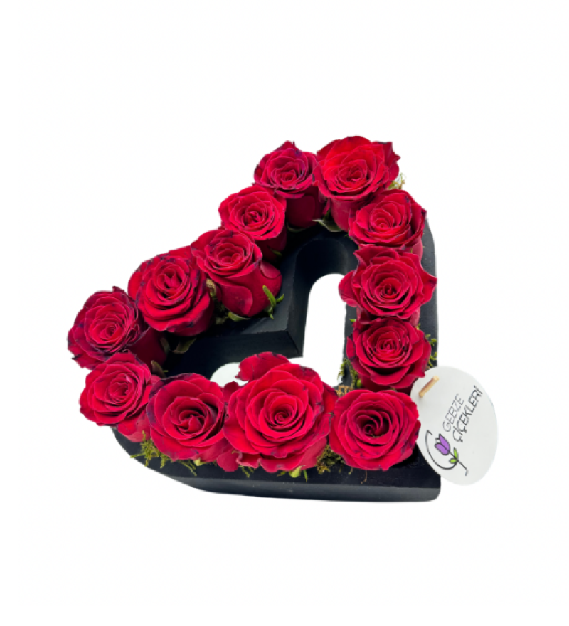 Heart Kalpli 13 Gül Aranjmanı