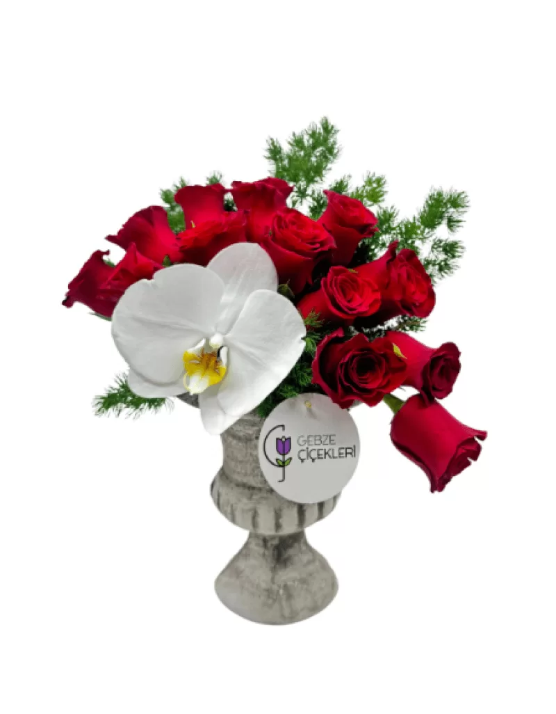 Scarlet Kırmızı Gül Aranjmanı