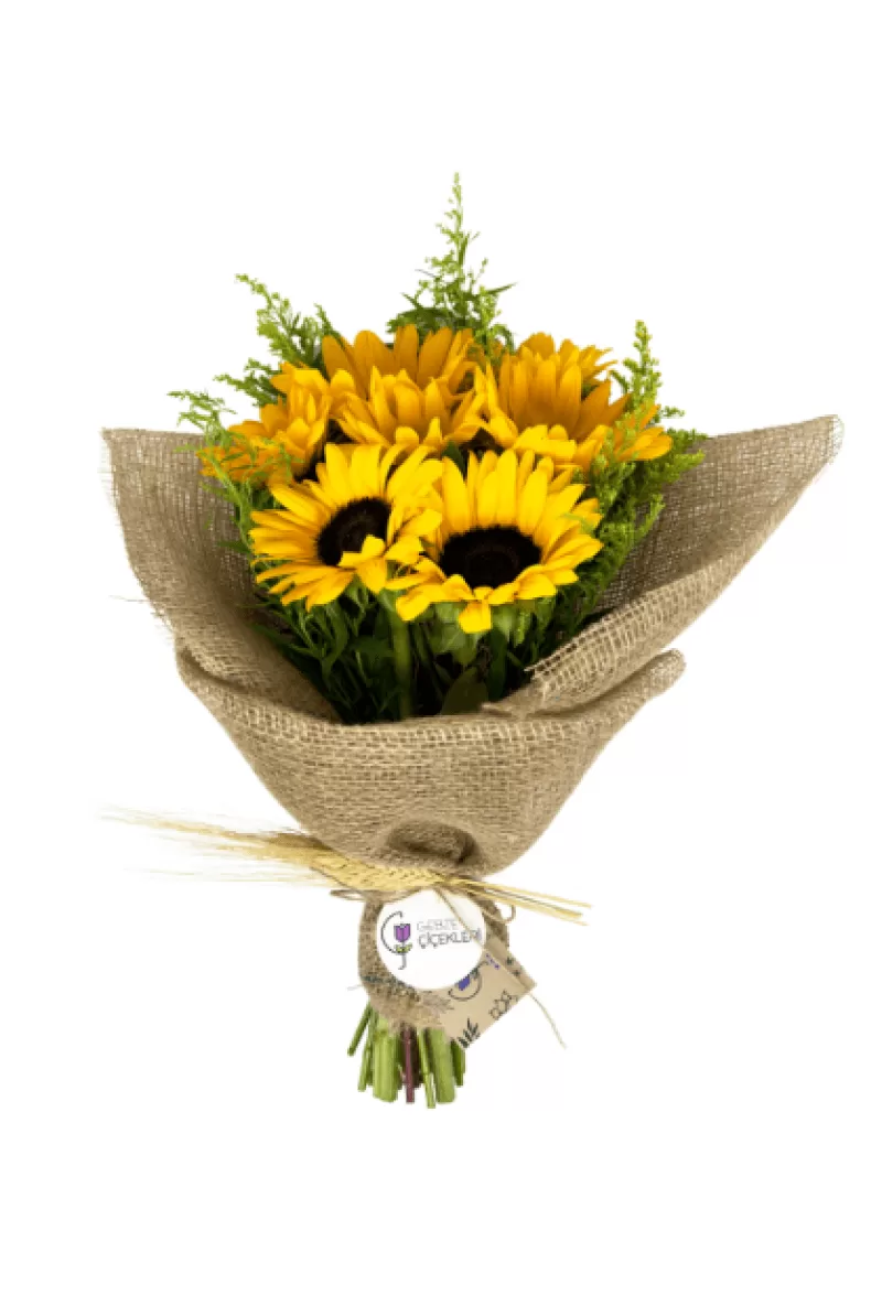 Sunshine Ayçiçeği Buketi