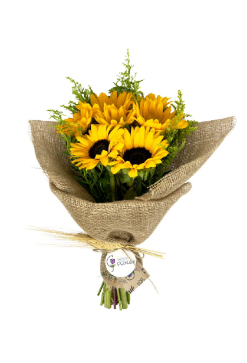 Sunshine Ayçiçeği Buketi