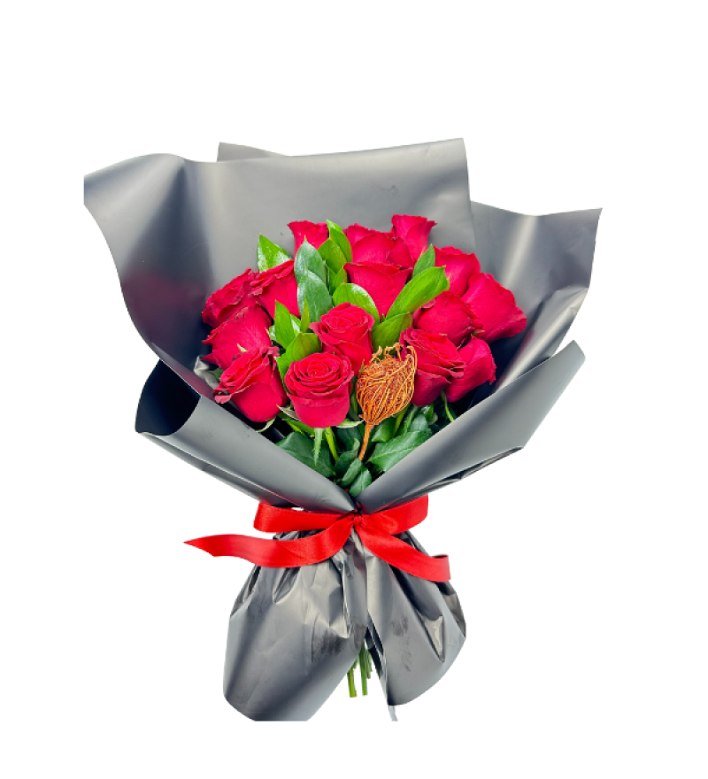 Premium 17 Kırmızı Gül Buketi
