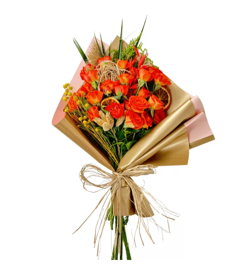 Tortie Turuncu Çardak Güller