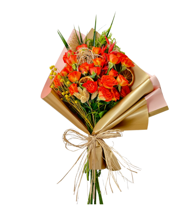 Tortie Turuncu Çardak Güller