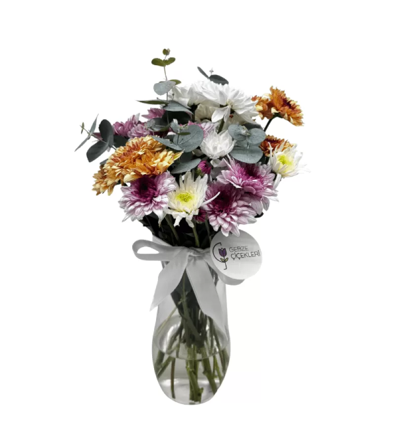 Pure Vazoda Kasımpatı Çiçekleri