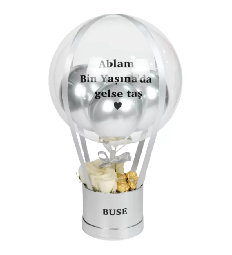 WhiteBox Kişiselleştirilebilir Balon Kutusu